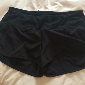 Lululemon speed shorts 4 way stretch